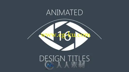 16个创意有趣文字动画标题幻灯片展示AE模板 Videohive 16 Animated Design Titles的图片1
