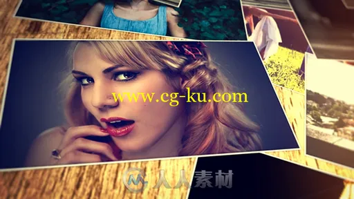 照片无规则散落展示幻灯片相册动画AE模板 Videohive Photo Slideshow v2 183的图片1