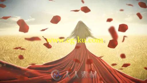 美丽浪漫的玫瑰飞舞视差幻灯片相册动画AE模板Videohive Rose Parallax Slideshow的图片1