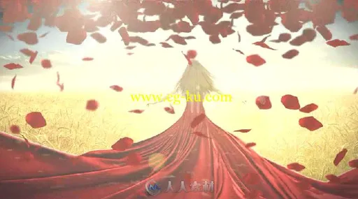 美丽浪漫的玫瑰飞舞视差幻灯片相册动画AE模板Videohive Rose Parallax Slideshow的图片2