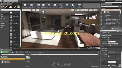 UE4引擎中VR虚拟显示室内建筑体验技术频教程 Unreal Virtual Reality for Architec的图片2