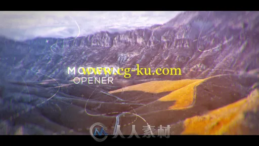 现代优雅完美的视差幻灯片相册动画AE模板Videohive Modern Parallax Opener Slide的图片1