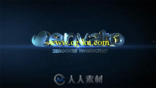 高科技地球金色粒子光线展示企业发展时间轴宣传动画AE模板Videohive Earth line A的图片1