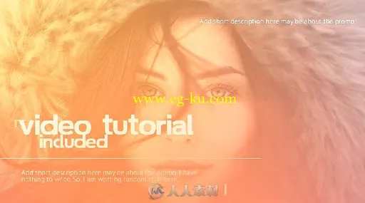 美丽创意渐变叠加效果幻灯片照片展示AE模板 Videohive Gradient Slideshow 19453338的图片2