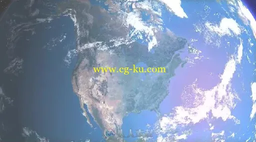 震撼三维地球旋转推进登陆点幻灯片展示AE模板 Videohive Earth Kit 7046593的图片2