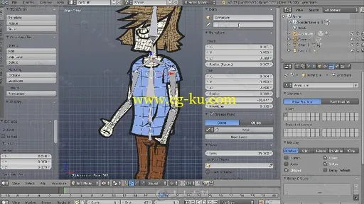 Blender二维角色动画制作视频教程第三季 3DMOTIVE 2D GAME CHARACTER ANIMATION VO的图片3