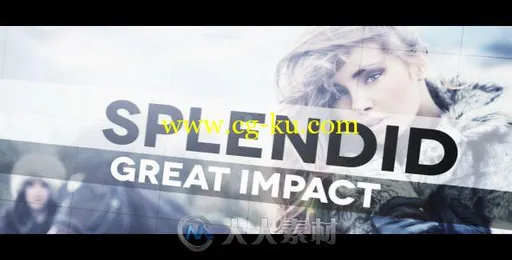 时尚动感图片优雅快速展示幻灯片相册动画AE模板 Videohive Stunner 3495178的图片1