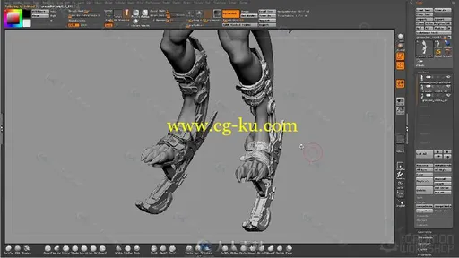 科幻游戏角色大师级完整制作实例训练视频教程 THE GNOMON WORSHOP CREATURE MODELI的图片6