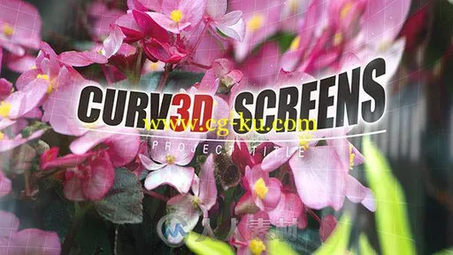 创意方格屏幕弯曲图片展示幻灯片相册动画AE模板Videohive Curv3D Screens 15029465的图片1