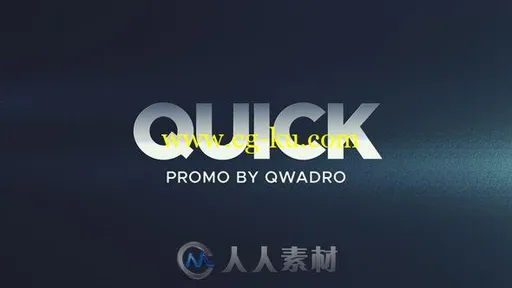 现代动感时尚照片快速滑过展示幻灯片产品销售AE模板 Videohive Quick Promo 19449373的图片1