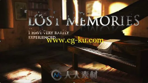 复古创意回忆失去的记忆纪录片视频包装AE模板 Videohive Lost Memories 8927922的图片1