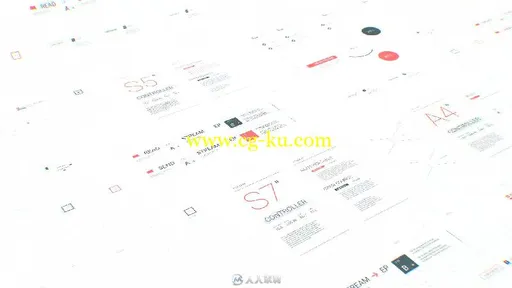 高科技HUD元素动态UI界面文字数据元素动画AE模板Videohive HUD Typo Graphics的图片4