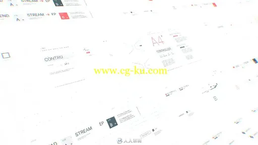 高科技HUD元素动态UI界面文字数据元素动画AE模板Videohive HUD Typo Graphics的图片5