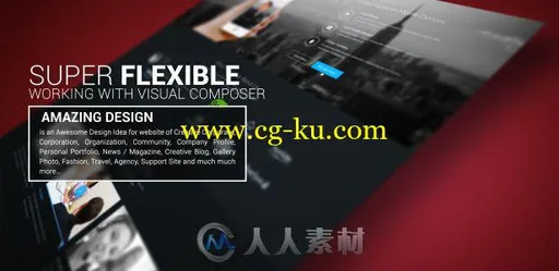 现代简约时尚的网站促销演示幻灯片AE模板Videohive Website Promo Presentation 1的图片3