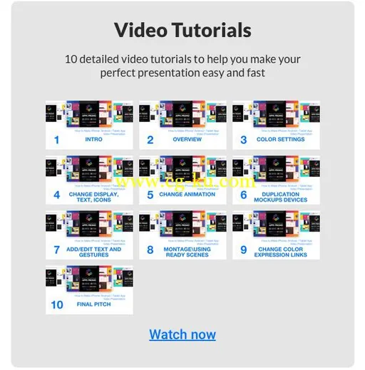 创意多用途应用程序促销宣传平板电脑展示AE模板Videohive Multipurpose Apps Prom的图片1