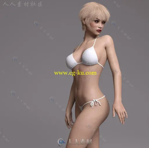 性感优雅美丽的女性角色3D模型合辑的图片3