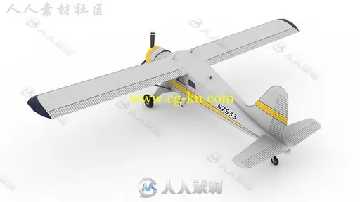 现代民用飞机空中汽车3D模型Unity游戏素材资源的图片6