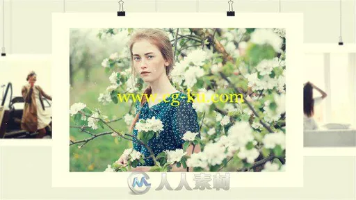 美丽优雅创意照片画板展示幻灯片相册动画AE模板 Videohive Slideshow 16267043的图片3