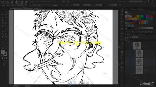 Illustrator CC 2017一对一高级技能训练视频教程 Illustrator CC 2017 One-on-One的图片1