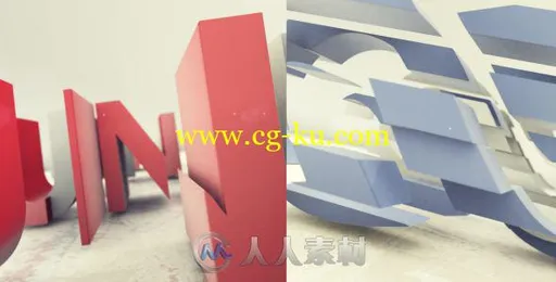 时尚干净3D标题动态组合字幕开场视频包装AE模板 Videohive Clean Pieces 18470580的图片1