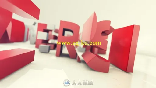 时尚干净3D标题动态组合字幕开场视频包装AE模板 Videohive Clean Pieces 18470580的图片2