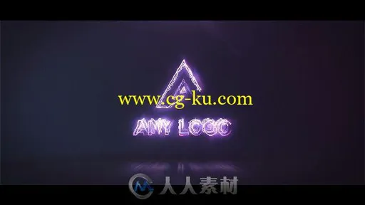 酷炫霓虹粒子光线描边标志显示LOGO演绎AE模板Videohive Light Logo Reveal 19553064的图片8