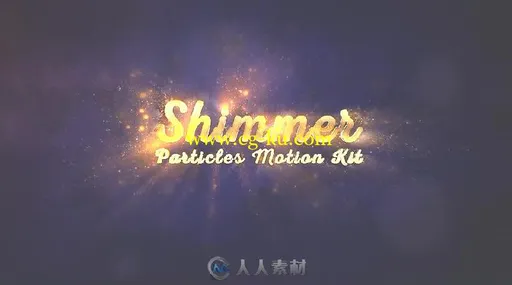 唯美梦幻粒子光斑飘动特效包装AE模板Videohive Shimmer Particles Motion Kit 190的图片1