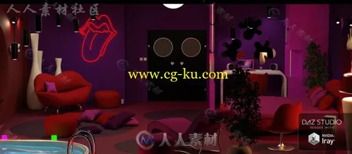 美丽可爱温暖的魅力卧室环境3D模型合辑的图片2