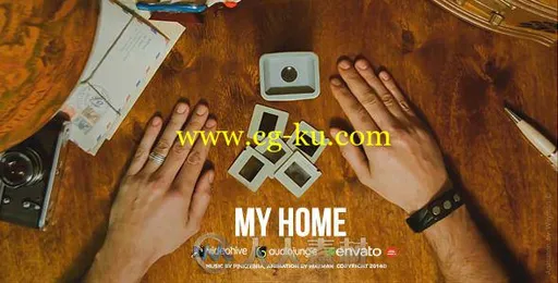 怀旧风格神奇的胶片回忆生活幻灯片相册动画AE模板 Videohive My Home 7500040的图片1