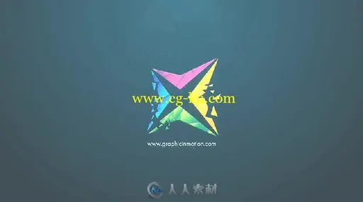 美丽优雅闪亮的水流动汇聚标志显示LOGO演绎AE模板 Videohive Water Logo 19529541的图片3