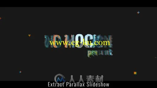 炫酷叠影缩放图片视差幻灯片相册动画AE模板Videohive Extract Parallax Slideshow的图片1