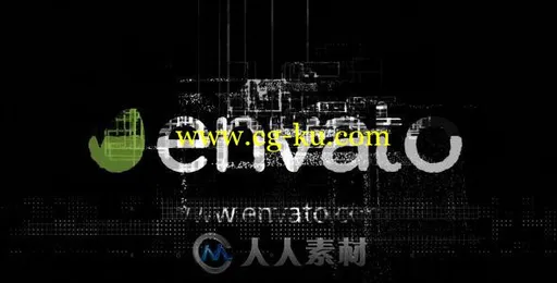 时尚炫酷数字闪烁标志显示LOGO演绎AE模板Videohive Digital Logo Reveal 3 in 1 1的图片1