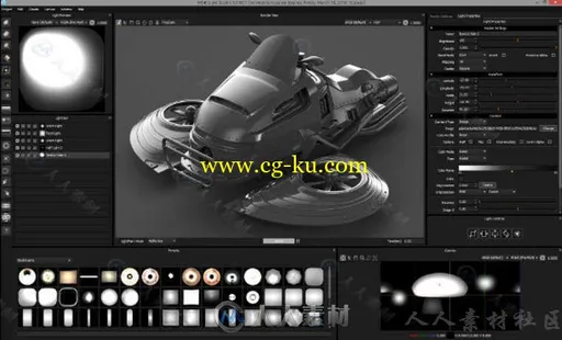 HDR Light Studio高动态范围3D渲染软件V5.4.2 Win版的图片3