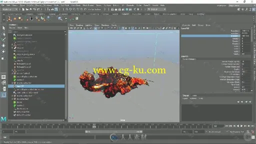 Maya与FumeFX爆炸特效实例制作视频教程 PLURALSIGHT EXPLOSIONS WITH MAYA AND FUMEFX的图片1