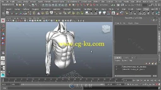 Maya肌肉与骨骼大师级训练视频教程第二季 CGCIRCUIT SKINNING WITH NCLOTH PART II的图片1