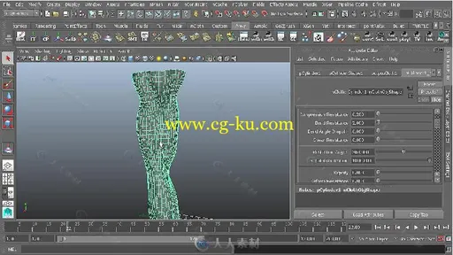 Maya肌肉与骨骼大师级训练视频教程第二季 CGCIRCUIT SKINNING WITH NCLOTH PART II的图片12