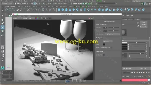 Maya 2017中Arnold强大渲染技术视频教程 UDEMY MAYA 2017 CREATE REALISTIC IMAGES的图片3