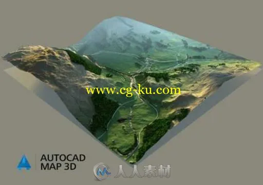 Autodesk AutoCAD Map 3D软件V2018版 AUTODESK AUTOCAD MAP 3D 2018 WIN X64的图片1