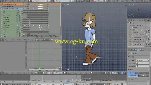 Blender二维角色动画制作视频教程第四季 3DMotive 2D Game Character Animation Vo的图片1