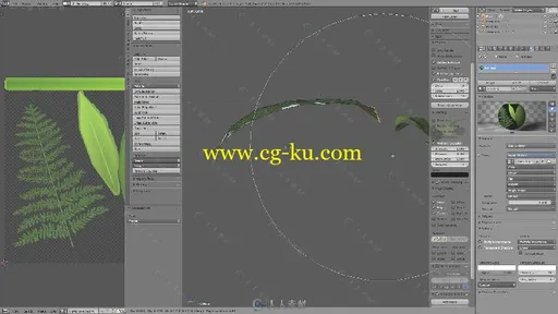 Blender各类植物实例制作训练视频教程 CGCOOKIE CREATING PLANTS IN BLENDER的图片9