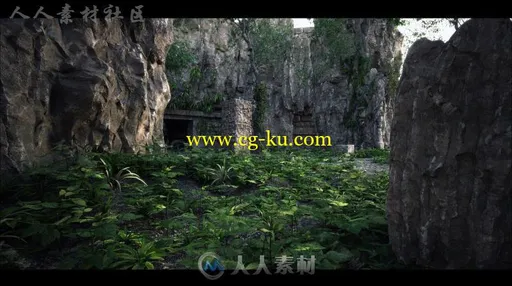 丛林中心深处完整的玛雅遗址场景3D模型合辑的图片5