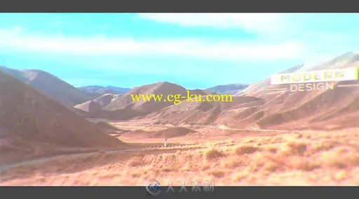 美丽优雅梦幻镜面视差幻灯片相册动画AE模板 Videohive Clean Slideshow 19563648的图片4