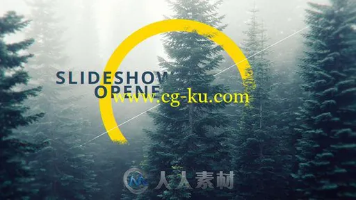 美丽优雅字母线条视差幻灯片相册动画AE模板 Videohive Slideshow Opener 17431191的图片2