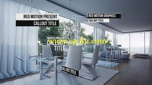 创意科技感时尚优雅呼出标题展示幻灯片AE模板 Videohive Call-Out Titles 17776993的图片5