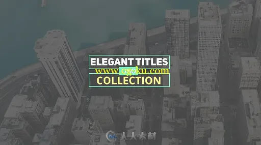 独特优雅的企业文字字幕标题动画AE模板 Videohive Elegant Titles 19602798的图片5