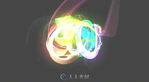 时尚抽象绚丽多彩丝带飞舞标志显示LOGO演绎AE模板Videohive Abstract Colorful Ri的图片2