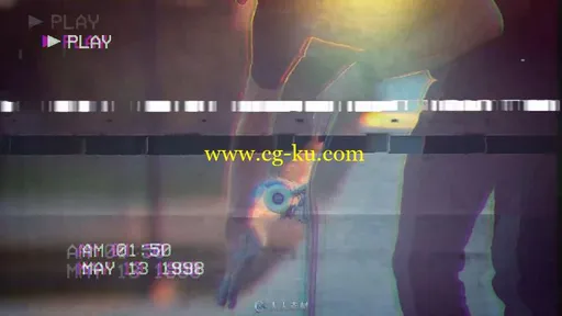 现代动感时尚毛刺城市幻灯片相册动画AE模板Videohive VHS Opener Modern Glitch S的图片2