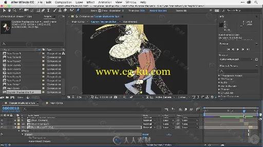 AE木偶动画工具使用技术视频教程 PLURALSIGHT AFTER EFFECTS CC PUPPET PIN TOOL的图片10