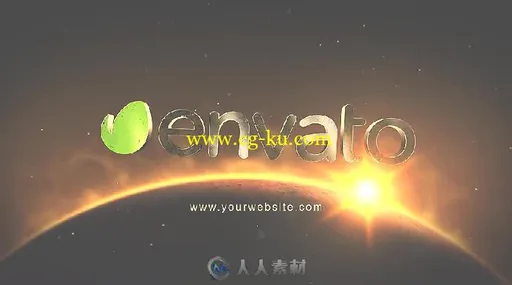 美丽梦幻璀璨的粒子空间标志LOGO演绎AE模板 Videohive Space Logo 2 17184874的图片2