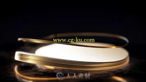 震撼大气金色三维质感标志展示LOGO演绎AE模板 Videohive Gold Logo 19695041的图片3